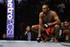 Apr 21, 2012; Atlanta, GA, USA; Jon Jones before fighting Rashad Evans in the main event and light heavyweight title bout during UFC 145 at Philips Arena. Mandatory Credit: Paul Abell-US PRESSWIRE