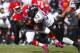 Ray Lewis, out for the season with torn triceps, tackles a Kansas City Chiefs RB in the Ravens' 9-6 victory in Week 5