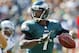 PHILADELPHIA, PA - OCTOBER 14: Quarterback Michael Vick #7 of the Philadelphia Eagles looks to pass against the Detroit Lions during a game at Lincoln Financial Field on October 14, 2012 in Philadelphia, Pennsylvania. (Photo by Rich Schultz /Getty Images)