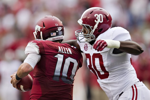 Bama Freshman Denzel Devall Reminds C.J. Mosley of Another Great Tide LB