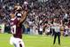 STARKVILLE, MS - OCTOBER 20: LaDarius Perkins #27 of the Mississippi State Bulldogs celebrates a touchdown during a game against the Middle Tennessee State Blue Raiders on October 20, 2012 at Davis Wade Stadium in Starkville, Mississippi. (Photo by Stacy Revere/Getty Images)