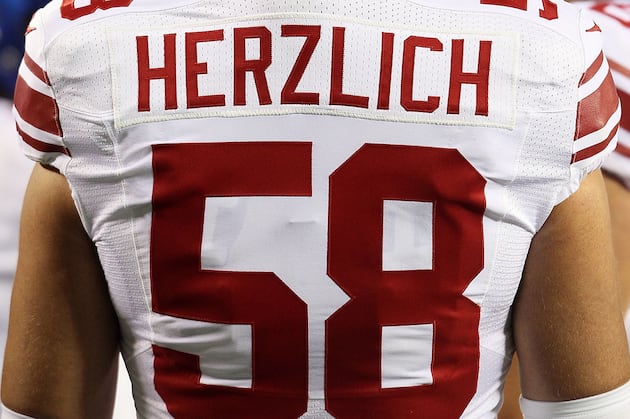 Giants' Mark Herzlich Ready for Opportunity to Start in Chase Blackburn's Place