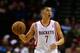 HOUSTON, TX - OCTOBER 12: Jeremy Lin #7 of the Houston Rockets take the ball downcourt during the game against the New Orleans Hornets at the Toyota Center on October 12, 2012 in Houston, Texas. NOTE TO USER: User expressly acknowledges and agrees that, by downloading and or using this photograph, User is consenting to the terms and conditions of the Getty Images License Agreement. (Photo by Scott Halleran/Getty Images)