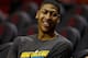 HOUSTON, TX - OCTOBER 12: Anthony Davis of the New Orleans Hornets is seen prior to the start of the game with the Houston Rockets at the Toyota Center on October 12, 2012 in Houston, Texas. NOTE TO USER: User expressly acknowledges and agrees that, by downloading and or using this photograph, User is consenting to the terms and conditions of the Getty Images License Agreement. (Photo by Scott Halleran/Getty Images)