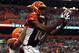 CLEVELAND, OH - OCTOBER 14: Wide receiver A.J. Green #18 of the Cincinnati Bengals catches a pass in front of defensive back Joe Haden #23 of the Cleveland Browns at Cleveland Browns Stadium on October 14, 2012 in Cleveland, Ohio. (Photo by Matt Sullivan/Getty Images)