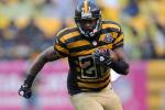 Steelers' Red-Hot RB Dwyer Misses Practice with Quad Injury