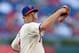 PHILADELPHIA, PA - SEPTEMBER 12: Starting pitcher Cliff Lee #33 of the Philadelphia Phillies delivers a pitch during the game against the Miami Marlins at Citizens Bank Park on September 12, 2012 in Philadelphia, Pennsylvania. (Photo by Drew Hallowell/Getty Images)