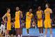 October 30, 2012; Los Angeles, CA, USA; Los Angeles Lakers point guard Steve Nash (10), small forward Metta World Peace (15), shooting guard Kobe Bryant (24), center Dwight Howard (12) and power forward Pau Gasol (16) during the game against the Dallas Mavericks at the Staples Center. Dallas won 99-91. Mandatory Credit: Jayne Kamin-Oncea-US PRESSWIRE