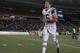 FOXBORO, MA - OCTOBER 21: Tim Tebow #15 of the New York Jets leaves the field after a 29-26 loss to the New England Patriots at Gillette Stadium on October 21, 2012 in Foxboro, Massachusetts. (Photo by Jim Rogash/Getty Images)