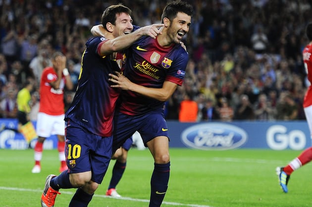 Barcelona's Lionel Messi Rejects Talk of Tension with David Villa