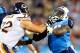 NASHVILLE, TN - AUGUST 27: Gabe Carimi #72 of the Chicago Bears blocks Malcolm Sheppard #96 of the Tennessee Titans during a preseason game at LP Field on August 27, 2011 in Nashville, Tennessee. Tennessee defeated Chicago, 14-13. (Photo by Grant Halverson/Getty Images)