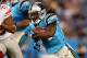 CHARLOTTE, NC - SEPTEMBER 20: DeAngelo Williams #34 of the Carolina Panthers during their game at Bank of America Stadium on September 20, 2012 in Charlotte, North Carolina. (Photo by Streeter Lecka/Getty Images)