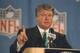 28 Jan 1994: Dallas Cowboys head coach Jimmy Johnson speaks during a press conference before Super Bowl XXVIII against the Buffalo Bills at the Georgia Dome in Atlanta, Georgia. The Cowboys won the game, 30-13. Mandatory Credit: Jonathan Daniel /Allspo
