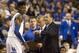 Noel and Cauley-Stein show off "Twin Tower" lineup