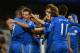 LONDON, ENGLAND - OCTOBER 31: Ramires (L) of Chelsea is congratulated by Cesar Azpilicueta and team mates after his goal during the Capital One Cup Fourth Round match between Chelsea and Manchester United at Stamford Bridge on October 31, 2012 in London, England. (Photo by Shaun Botterill/Getty Images)