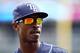 NEW YORK, NY - SEPTEMBER 16: B.J. Upton #2 of the Tampa Bay Rays looks on prior to a game against the New York Yankees at Yankee Stadium on September 16, 2012 in the Bronx borough of New York City. (Photo by Alex Trautwig/Getty Images)