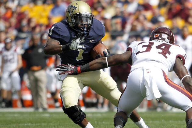Pitt's Leading RB, WR, DB Charged with Assault