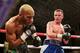 LONDON, ENGLAND - NOVEMBER 01: Frankie Gavin (R) in action with Junior Witter during their British Welterweight fight at York Hall on November 1, 2012 in London, England. (Photo by Scott Heavey/Getty Images)