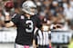 OAKLAND, CA - OCTOBER 21: Quarterback Carson Palmer #3 of the Oakland Raiders passes the ball against the Jacksonville Jaguars during the second quarter at O.co Coliseum on October 21, 2012 in Oakland, California. Photo by Jason O. Watson/Getty Images)