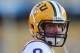 BATON ROUGE, LA - OCTOBER 13: Zach Mettenberger #8 of the LSU Tigers throws the ball before a game against the South Carolina Gamecocks at Tiger Stadium on October 13, 2012 in Baton Rouge, Louisiana. (Photo by Ronald Martinez/Getty Images)