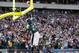 PHILADELPHIA, PA - OCTOBER 14: Running back LeSean McCoy #25 #10 of the Philadelphia Eagles dunks the ball over the cross bar of the goalpost after scoring a touchdown against the Detroit Lions during the first half in a game at Lincoln Financial Field on October 14, 2012 in Philadelphia, Pennsylvania. The Lions defeated the Eagles 26-23 in overtime. (Photo by Rich Schultz /Getty Images)
