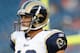 FOXBORO, MA - AUGUST 26: Danny Amendola #16 of the St. Louis Rams runs through a drill during warmups before the game against the New England Patriots on August 26, 2010 at Gillette Stadium in Foxboro, Massachusetts. (Photo by Elsa/Getty Images)