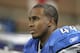 DETROIT - OCTOBER 16: Jahvid Best #44 of the Detroit Lions watches the action from the bench during the NFL game against the San Francisco 49ers at Ford Field on October 16, 2011 in Detroit, Michigan. The 49ers defeated the Lions 25-19. (Photo by Leon Halip/Getty Images)