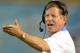 Oct 15, 2012; San Diego, CA, USA; San Diego Chargers coach Norv Turner reacts during the game against the Denver Broncos at Qualcomm Stadium. The Broncos defeated the Chargers 35-24. Mandatory Credit: Kirby Lee/Image of Sport-US PRESSWIRE
