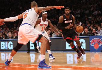 LeBron James is trying to keep Miami in the game.