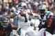 CHICAGO, IL - OCTOBER 28: Cam Newton #1 of the Carolina Panthers throws the ball while playing the Chicago Bears on October 28, 2012 at Soldier Field in Chicago, Illinois. (Photo by John Gress/Getty Images)
