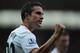 SOUTHAMPTON, ENGLAND - SEPTEMBER 02: Robin Van Persie of Manchester United celebrates the winning goal during the Barclays Premier League match between Southampton and Manchestrer United at St Mary's Stadium on September 2, 2012 in Southampton, England. (Photo by Jamie McDonald/Getty Images)