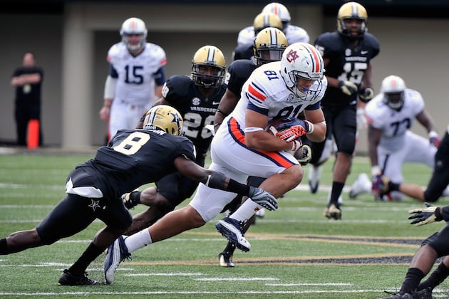 Auburn Tight End C.J. Uzomah out with Hand Injury