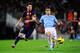 BARCELONA, SPAIN - NOVEMBER 03: Lionel Messi of FC Barcelona (L) duels for the ball with Hugo Mallo of RC Celta de Vigo during the La Liga match between FC Barcelona and RC Celta de Vigo at Camp Nou on November 3, 2012 in Barcelona, Spain. (Photo by David Ramos/Getty Images)