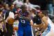 Oct 31, 2012; Philadelphia, PA, USA; Philadelphia 76ers guard Jason Richardson (23) is defended by Denver Nuggets guard Andre Miller (24) during the fourth quarter at the Wachovia Center. The Sixers defeated the Nuggets 84-75. Mandatory Credit: Howard Smith-US PRESSWIRE