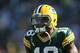 GREEN BAY, WI - SEPTEMBER 30: Wide receiver Randall Cobb #18 of the Green Bay Packers warms up prior to the start of the game against the New Orleans Saints at Lambeau Field on September 30, 2012 in Green Bay, Wisconsin. (Photo by Jeff Gross/Getty Images)