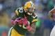 GREEN BAY, WI - OCTOBER 28: Alex Green #20 of the Green Bay Packers runs with the ball during the NFL game against the Jacksonville Jaguars at Lambeau Field on October 28, 2012 in Green Bay, Wisconsin. (Photo by Andy Lyons/Getty Images)