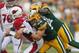 GREEN BAY, WI - NOVEMBER 04: Clay Matthews #52 and Dezman Moses #54 of the Green Bay Packers hit John Skelton #19 of the Arizona Cardinals at Lambeau Field on November 4, 2012 in Green Bay, Wisconsin. (Photo by Jonathan Daniel/Getty Images)