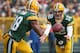 GREEN BAY, WI - NOVEMBER 04: Aaron Rodgers #12 of the Green Bay Packers pitches the ball to Randall Cobb #18 against the Arizona Cardinals at Lambeau Field on November 4, 2012 in Green Bay, Wisconsin. (Photo by Jonathan Daniel/Getty Images)