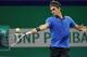 SHANGHAI, CHINA - OCTOBER 13: Roger Federer of Switzerland lunges for a ball while playing Andy Murray of Great Britain during the Men's Singles semi-finals of the Shanghai Rolex Masters at the Qi Zhong Tennis Center on October 13, 2012 in Shanghai, China. (Photo by Lintao Zhang/Getty Images)