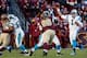 LANDOVER, MD - NOVEMBER 04: Quarterback Cam Newton #1 of the Carolina Panthers throws a pass against the Washington Redskins during the second half at FedExField on November 4, 2012 in Landover, Maryland. (Photo by Rob Carr/Getty Images)