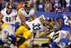 EAST RUTHERFORD, NJ - NOVEMBER 4: Running back Isaac Redman #33 of the Pittsburgh Steelers runs for a one yard touchdown against the New York Giants in the fourth quarter during an NFL game at MetLife Stadium on November 4, 2012 in East Rutherford, New Jersey. The Steelers defeated the Giants 24-20. (Photo by Rich Schultz /Getty Images)
