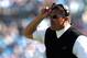 CHARLOTTE, NC - OCTOBER 21: Head coach Ron Rivera of the Carolina Panthers yells to his team during their game against the Dallas Cowboys at Bank of America Stadium on October 21, 2012 in Charlotte, North Carolina. (Photo by Streeter Lecka/Getty Images)