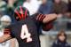 Nov 20, 2010; Princeton, NJ, USA; Dartmouth Big Green linebacker Bronson Green (36) trips up Princeton Tigers wide receiver Matt Ransom (4) during the first half at Princeton. Dartmouth Big Green defeats Princeton Tigers 31-0. Mandatory Credit: Jim O'Connor-US PRESSWIRE