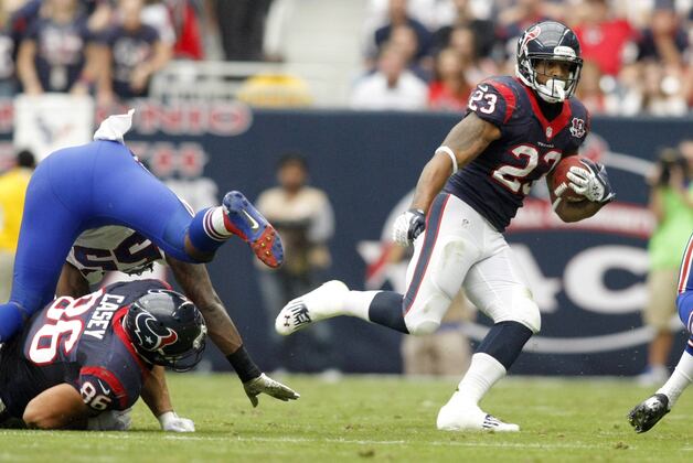 Foster Got Great Blocking from Texans