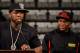 LAS VEGAS, NV - MAY 05: (L-R) Rapper Curtis '50 Cent' Jackson addresses the media after Floyd Mayweather Jr's unanimous decision victory against Miguel Cotto after their WBA super welterweight title fight at the MGM Grand Garden Arena on May 5, 2012 in Las Vegas, Nevada. (Photo by Ethan Miller/Getty Images)
