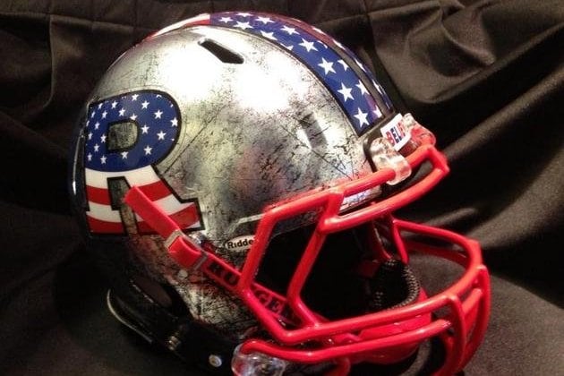 Rutgers Going Patriotic with Stars and Stripes Helmet