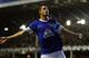 Kevin Mirallas celebrates his first Everton goal