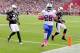 GLENDALE, AZ - OCTOBER 14: C.J. Spiller #28 of the Buffalo Bills scores a touchdown against the Arizona Cardinals at University of Phoenix Stadium on October 14, 2012 in Glendale, Arizona. (Photo by Norm Hall/Getty Images)