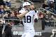 November 3, 2012; West Lafayette, IN, USA; Penn State Nittany Lions tight end Jesse James (18) catches a pass against the Purdue Boilermakers at Ross Ade Stadium. Mandatory Credit: Sandra Dukes-US PRESSWIRE