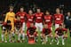 MANCHESTER, ENGLAND - OCTOBER 23: The Manchester United players line up for a team photo prior to the UEFA Champions League Group H match between Manchester United and SC Braga at Old Trafford on October 23, 2012 in Manchester, England. (Photo by Richard Heathcote/Getty Images)
